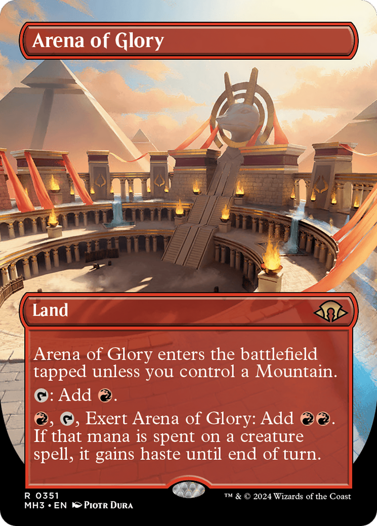 Arena of Glory (Borderless) [Modern Horizons 3] | Silver Goblin