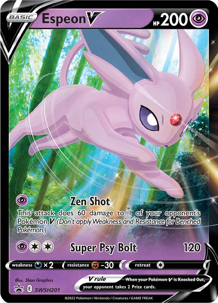 Espeon V (SWSH201) [Sword & Shield: Black Star Promos] | Silver Goblin