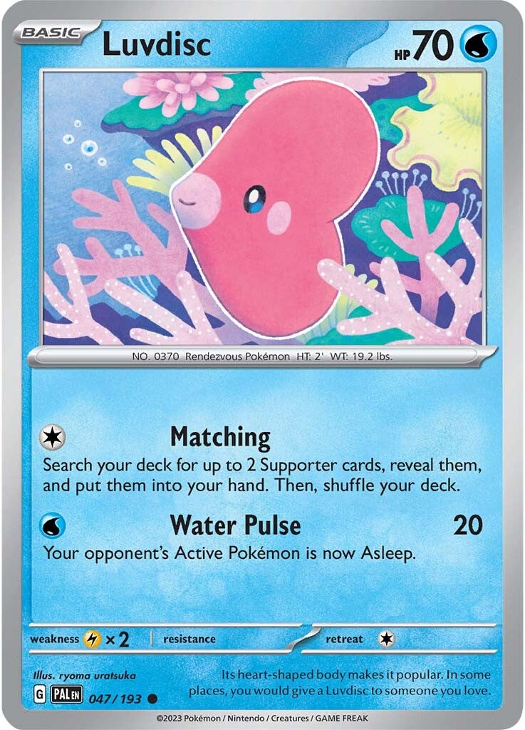 Luvdisc (047/193) [Scarlet & Violet: Paldea Evolved] | Silver Goblin