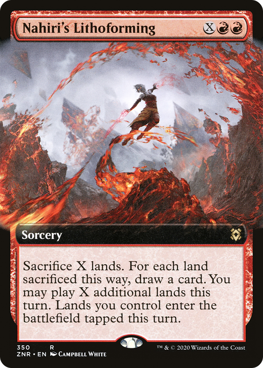 Nahiri's Lithoforming (Extended Art) (350) - Zendikar Rising