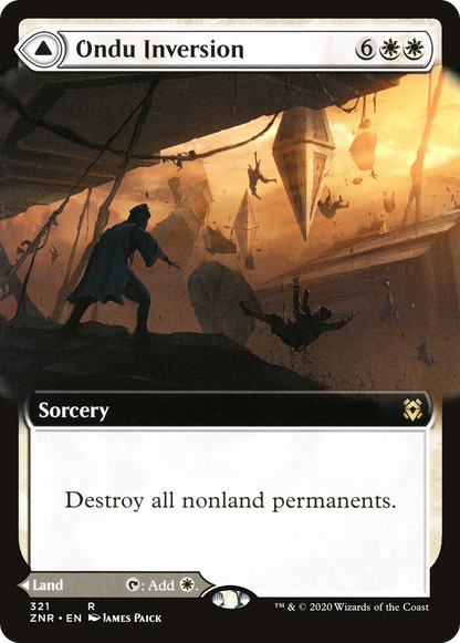 Ondu Inversion (Extended Art) (321) Foil - Zendikar Rising