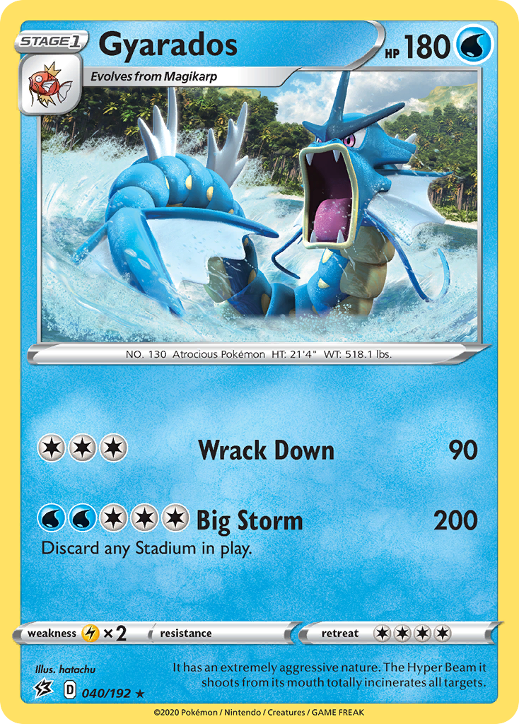 Gyarados (040/192) [Sword & Shield: Rebel Clash] | Silver Goblin