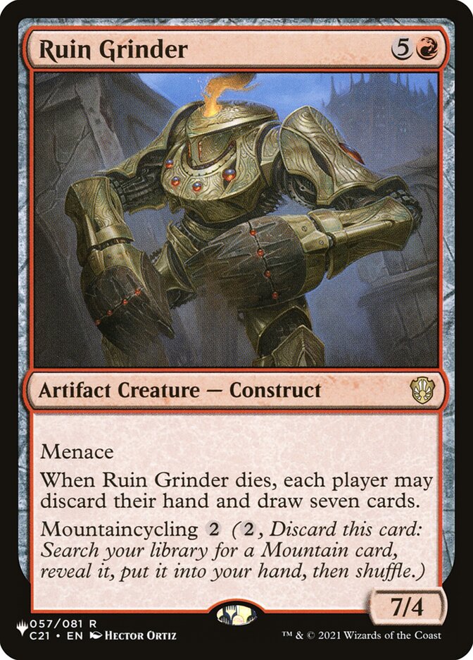 Ruin Grinder [The List] | Silver Goblin