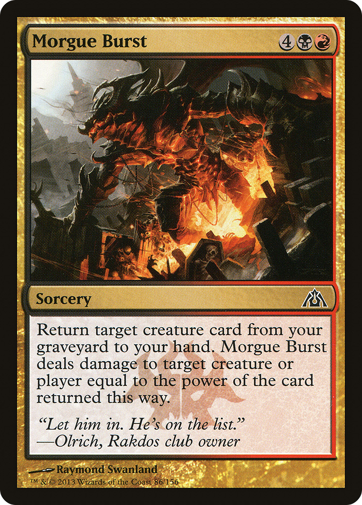 Morgue Burst (086) - Dragon's Maze