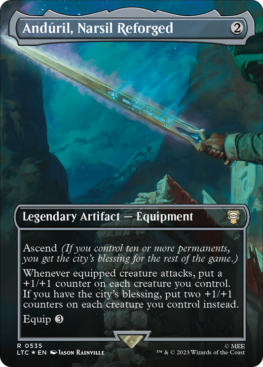 Andúril, Narsil Reforged (535) Foil - Tales of Middle-earth Commander