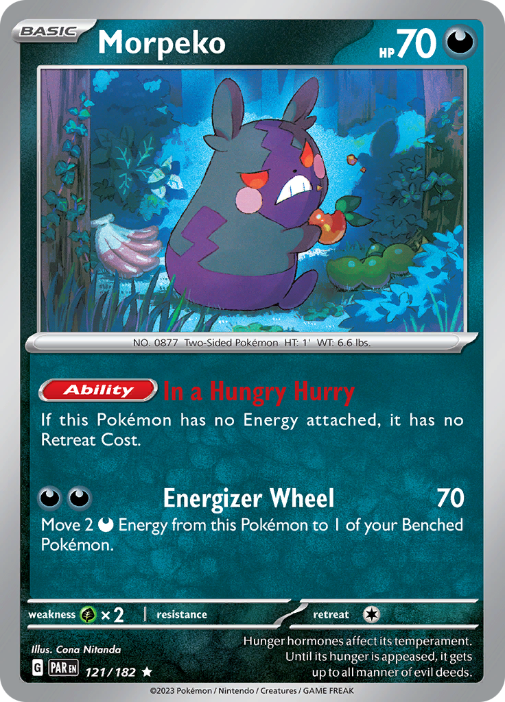 Morpeko (121/182) [Scarlet & Violet: Paradox Rift] | Silver Goblin