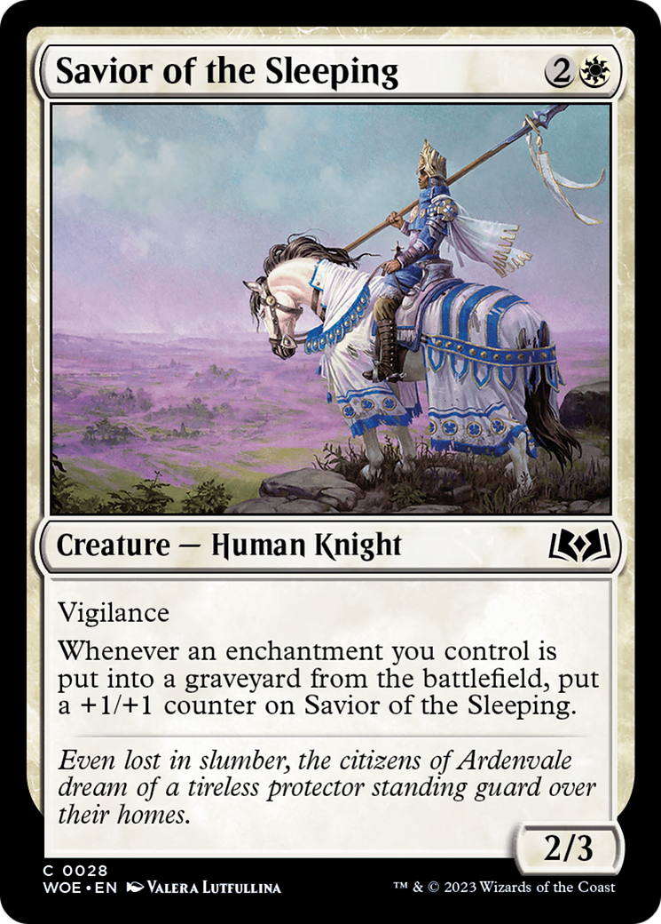 Savior of the Sleeping (028) Foil - Wilds of Eldraine
