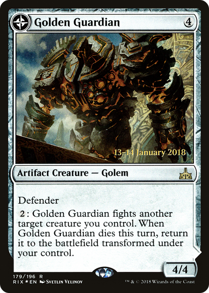 Golden Guardian (179) Foil - Rivals of Ixalan Promos