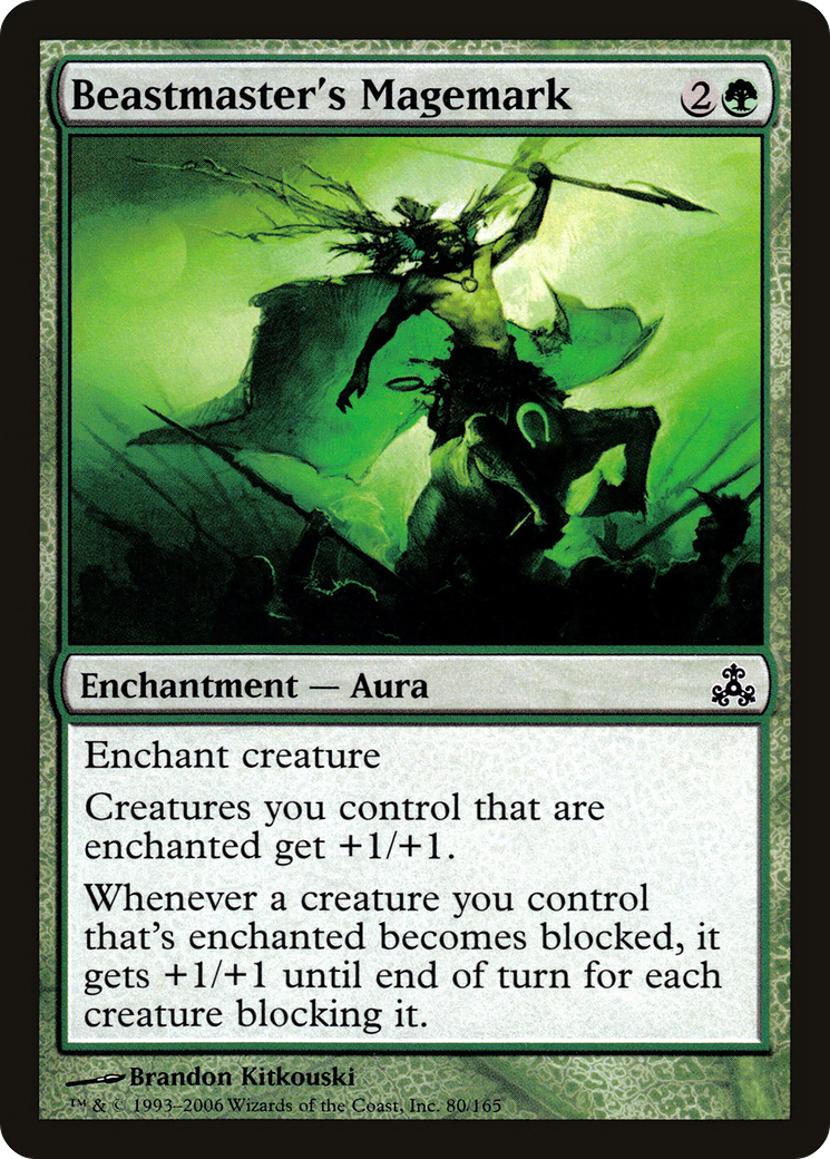 Beastmaster's Magemark (080) Foil - Guildpact