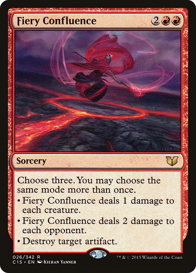 Fiery Confluence (026) - Commander 2015