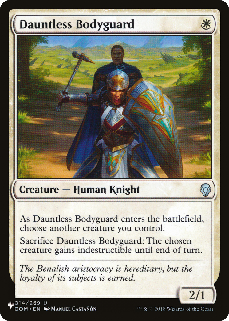 Dauntless Bodyguard [The List Reprints] | Silver Goblin