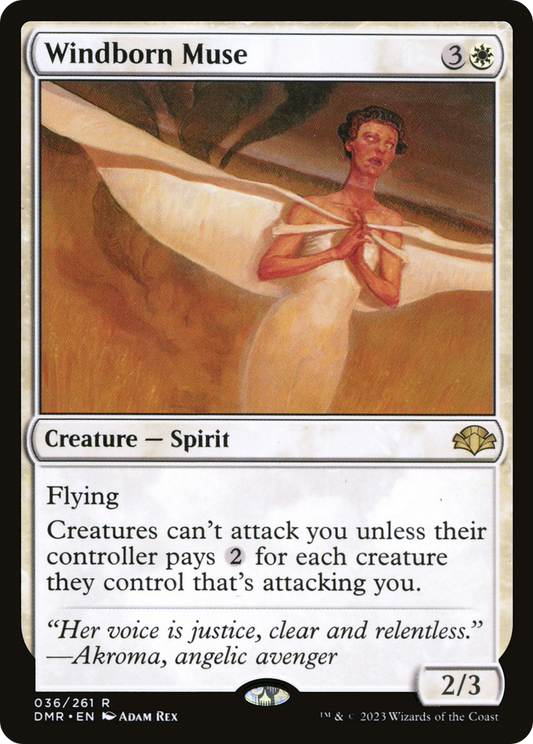 Windborn Muse [Dominaria Remastered] Foil