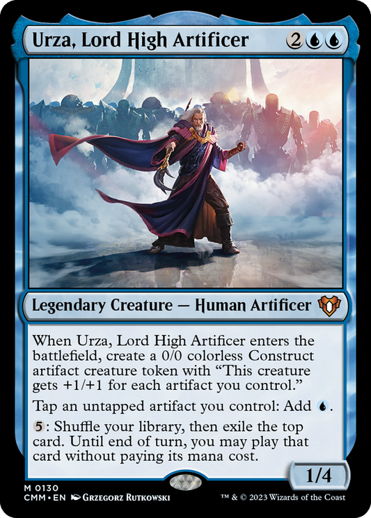 Urza, Lord High Artificer [Commander Masters] Foil