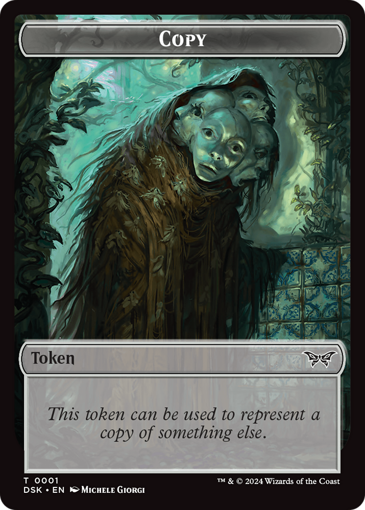 Copy Token [Duskmourn: House of Horror Tokens] | Silver Goblin