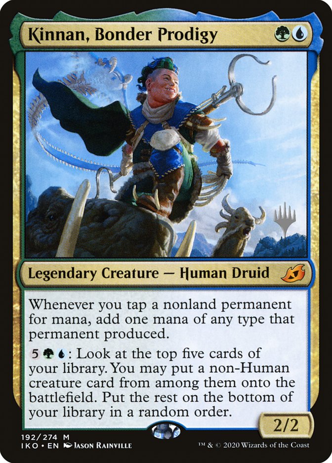 Kinnan, Bonder Prodigy (Promo Pack) [Ikoria: Lair of Behemoths Promos] | Silver Goblin