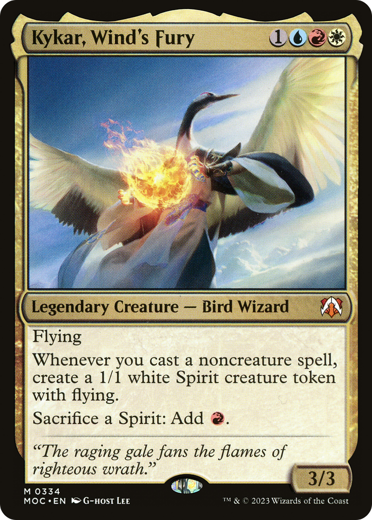 Kykar, Wind's Fury (334) - March of the Machine Commander