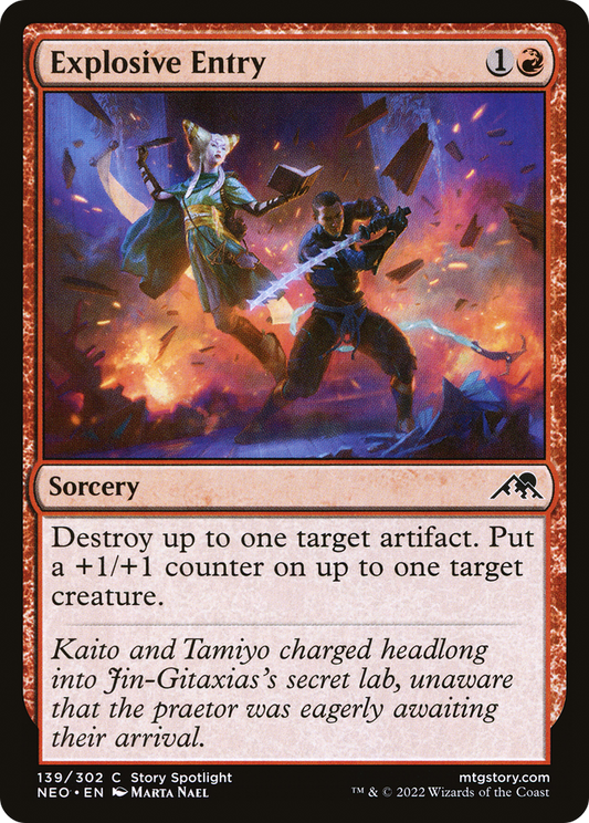Explosive Entry (139) - Kamigawa: Neon Dynasty