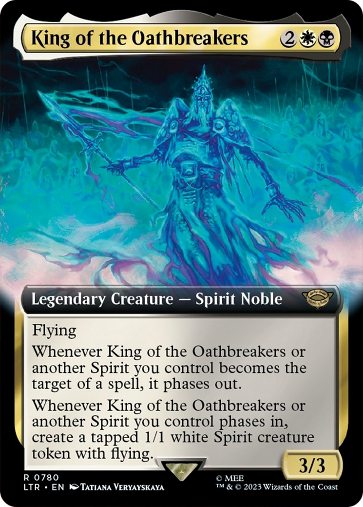 King of the Oathbreakers (Extended Art) (Surge Foil) [The Lord of the Rings: Tales of Middle-Earth] | Silver Goblin