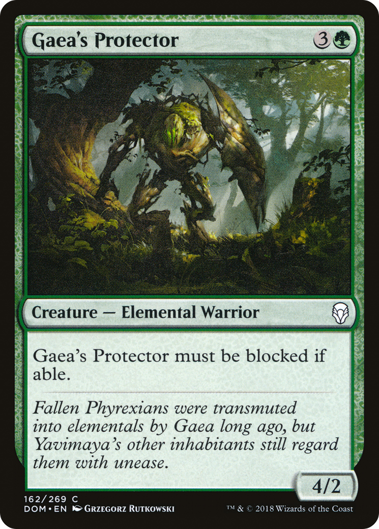 Gaea's Protector [Dominaria] | Silver Goblin