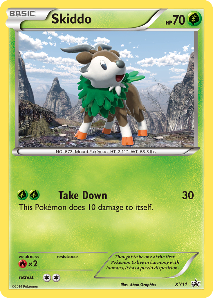 Skiddo (XY11) [XY: Black Star Promos] | Silver Goblin