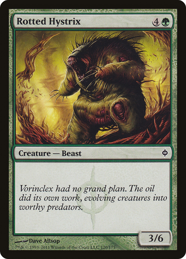 Rotted Hystrix (120) Foil - New Phyrexia