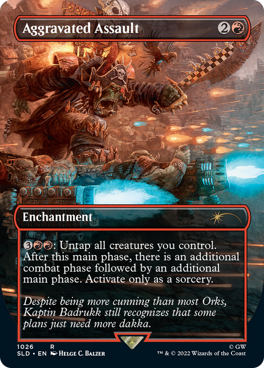 Aggravated Assault (Borderless) [Secret Lair Drop Series] Foil