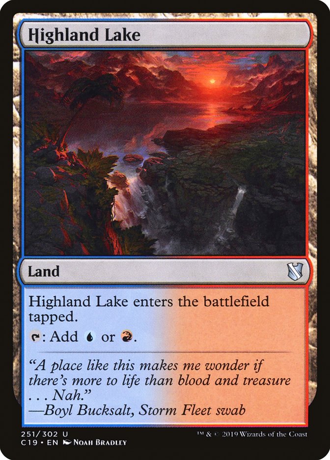 Highland Lake [Commander 2019] | Silver Goblin