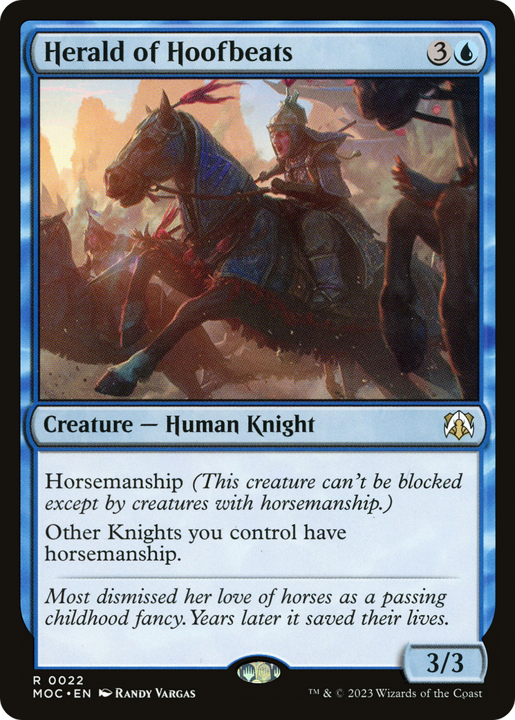 Herald of Hoofbeats (022) - March of the Machine Commander
