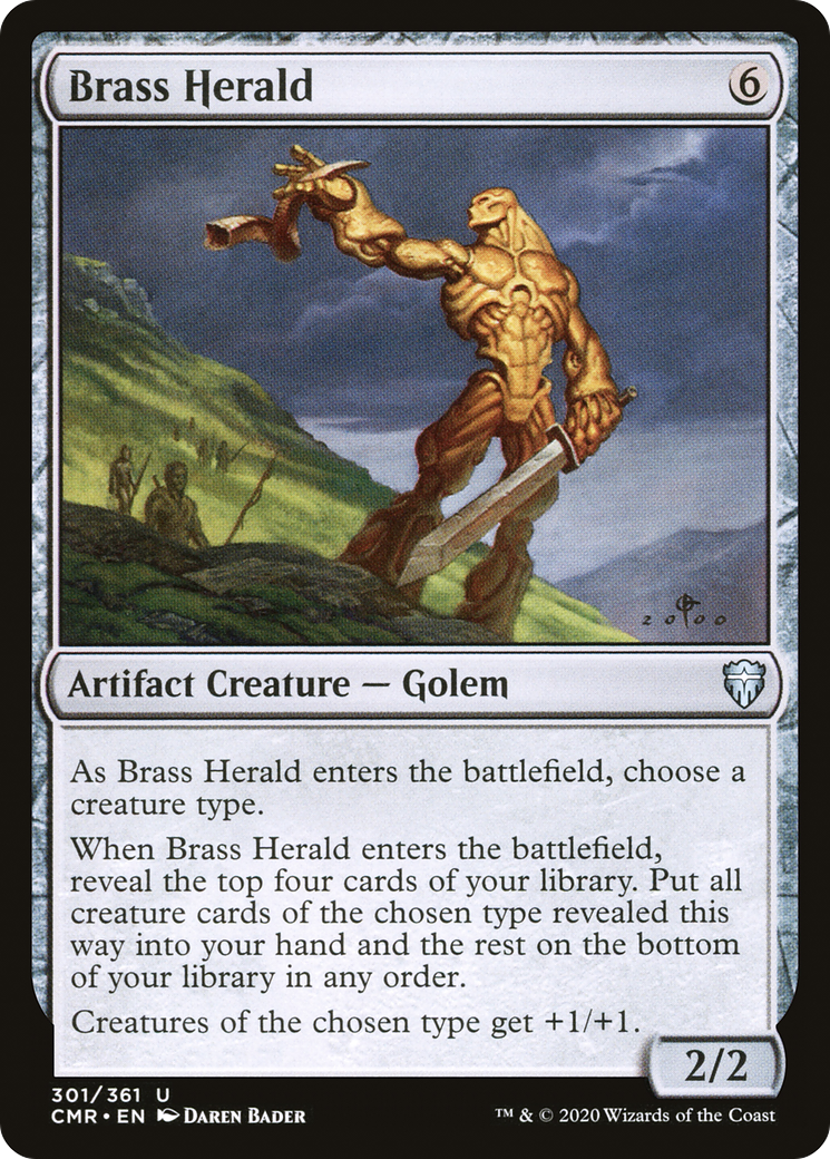 Brass Herald (301) Foil - Commander Legends
