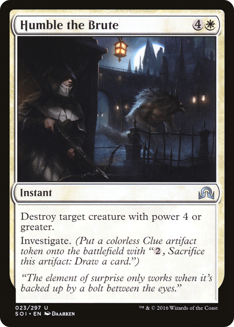 Humble the Brute (023) Foil - Shadows over Innistrad