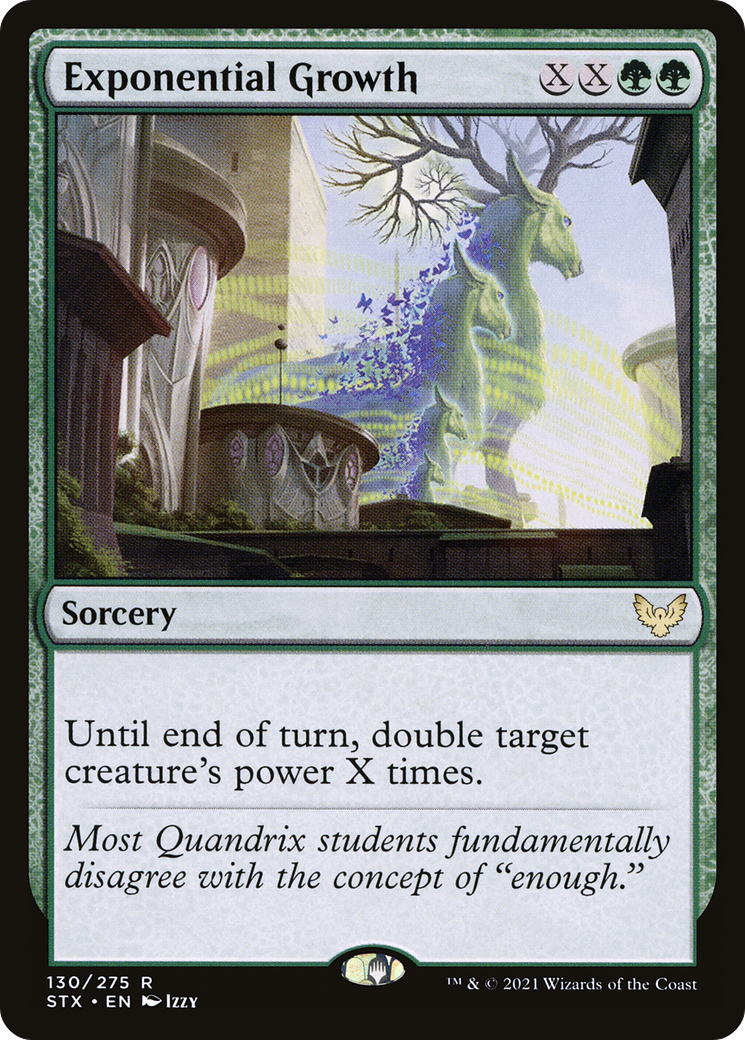 Exponential Growth (130) Foil - Strixhaven: School of Mages