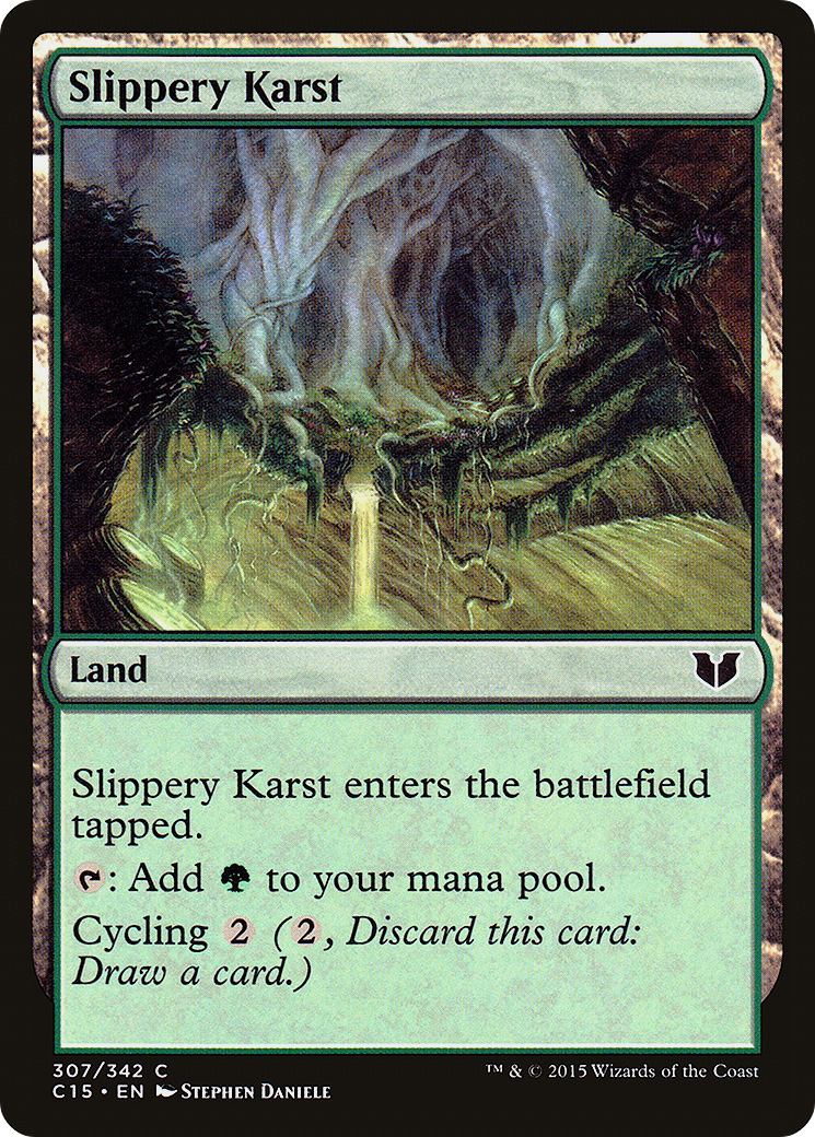 Slippery Karst (307) - Commander 2015