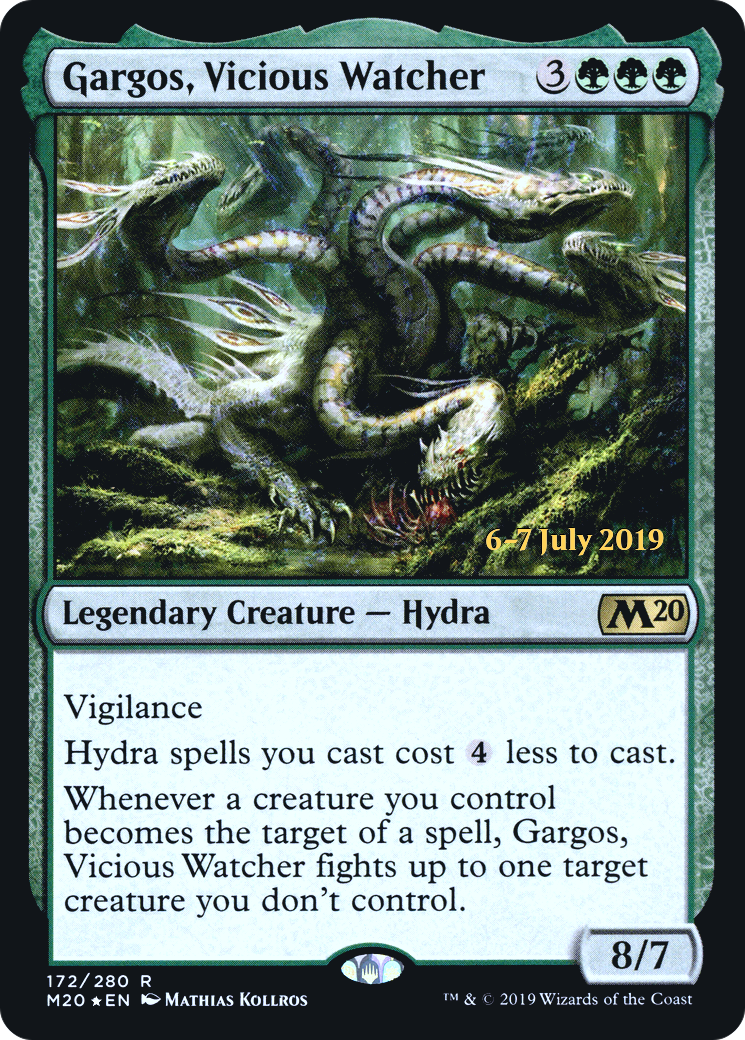 Gargos, Vicious Watcher (172) Foil - Core Set 2020 Promos