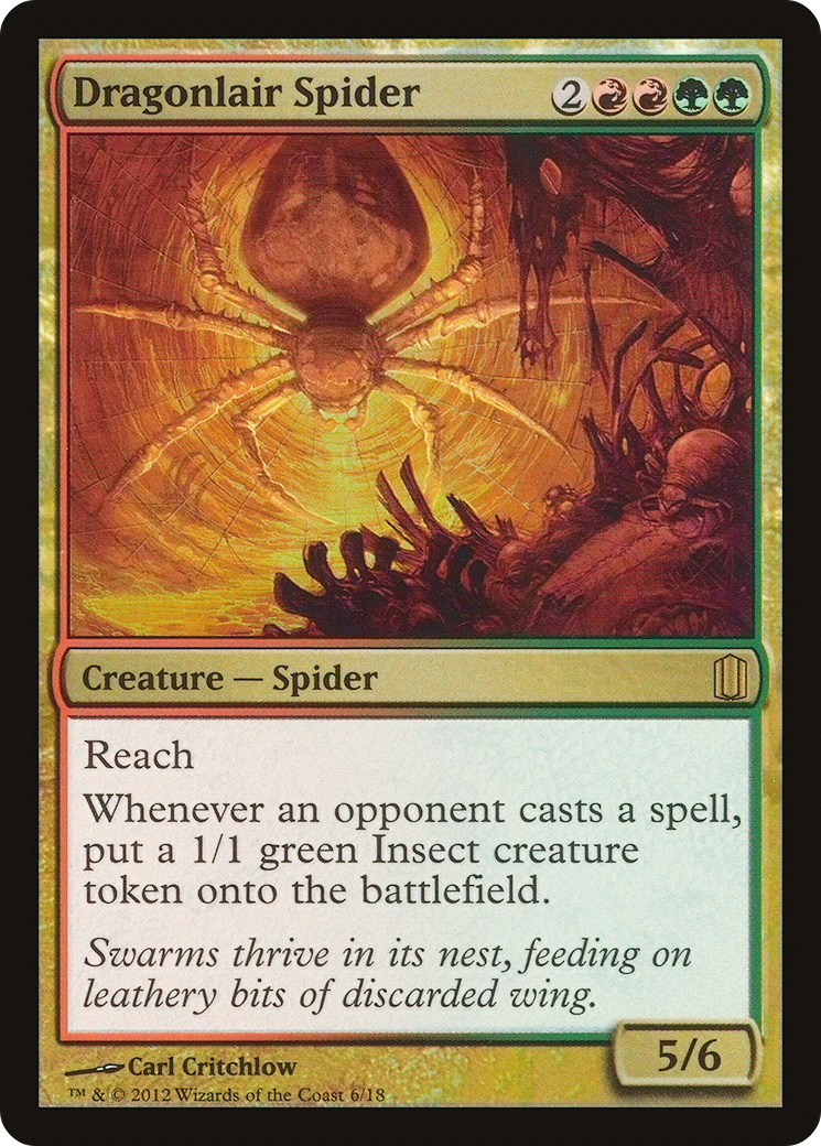 Dragonlair Spider (006) Foil - Commander's Arsenal