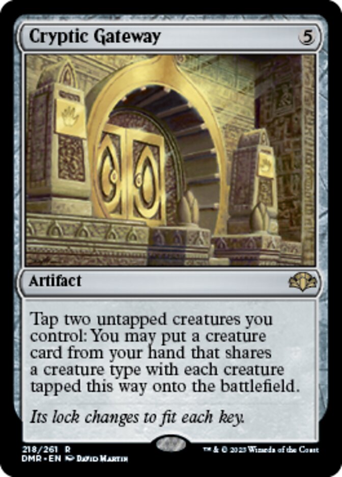 Cryptic Gateway [Dominaria Remastered] | Silver Goblin