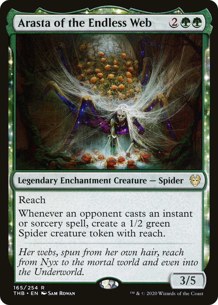 Arasta of the Endless Web (165) Foil - Theros Beyond Death