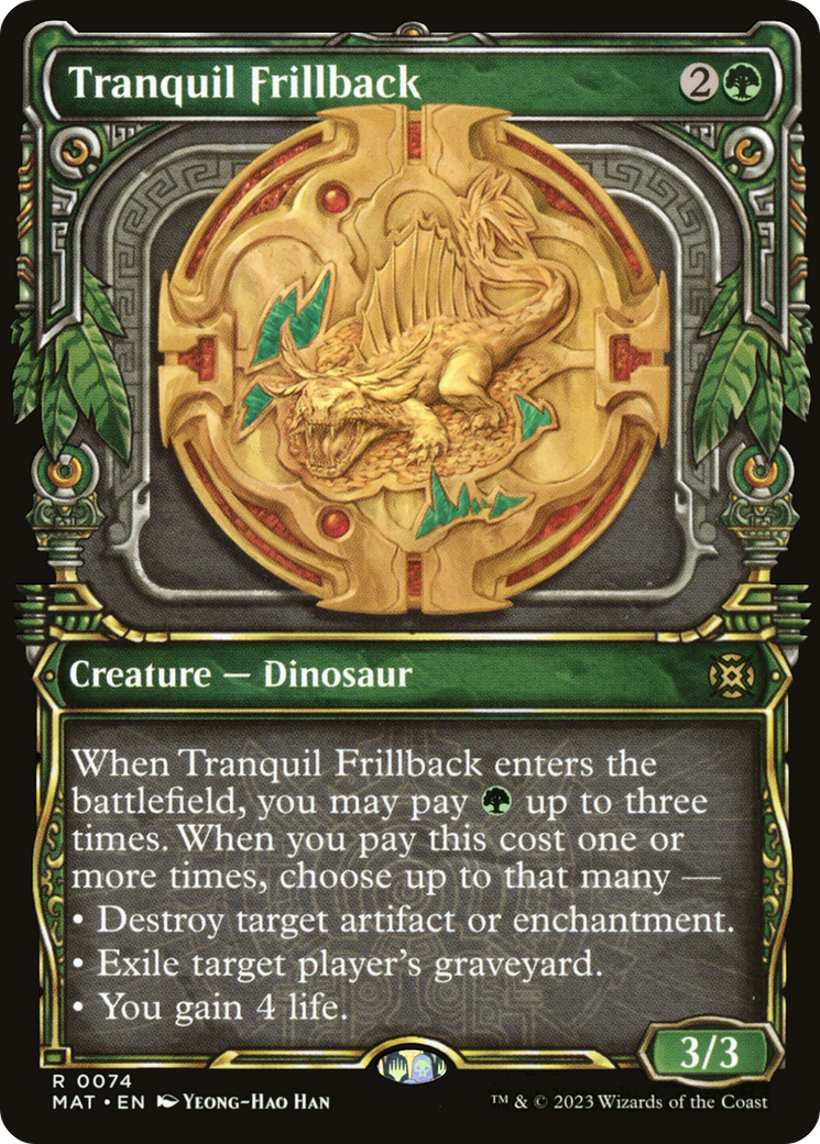Tranquil Frillback (Showcase) [March of the Machine: The Aftermath] Foil