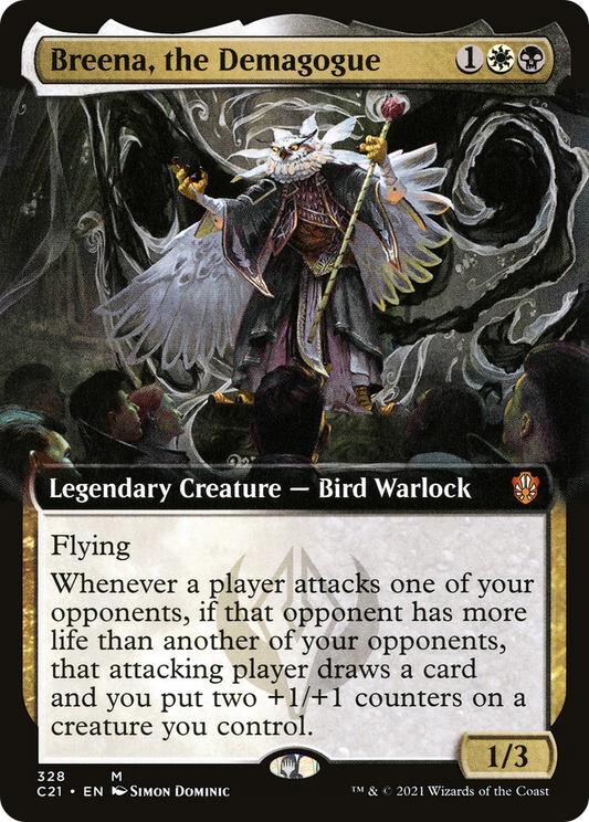 Breena, the Demagogue (Extended Art) (328) - Commander 2021