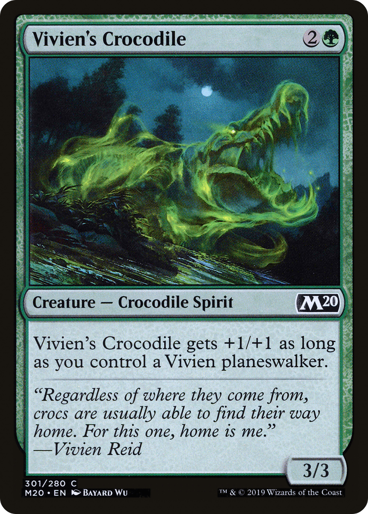Vivien's Crocodile (301) - Core Set 2020