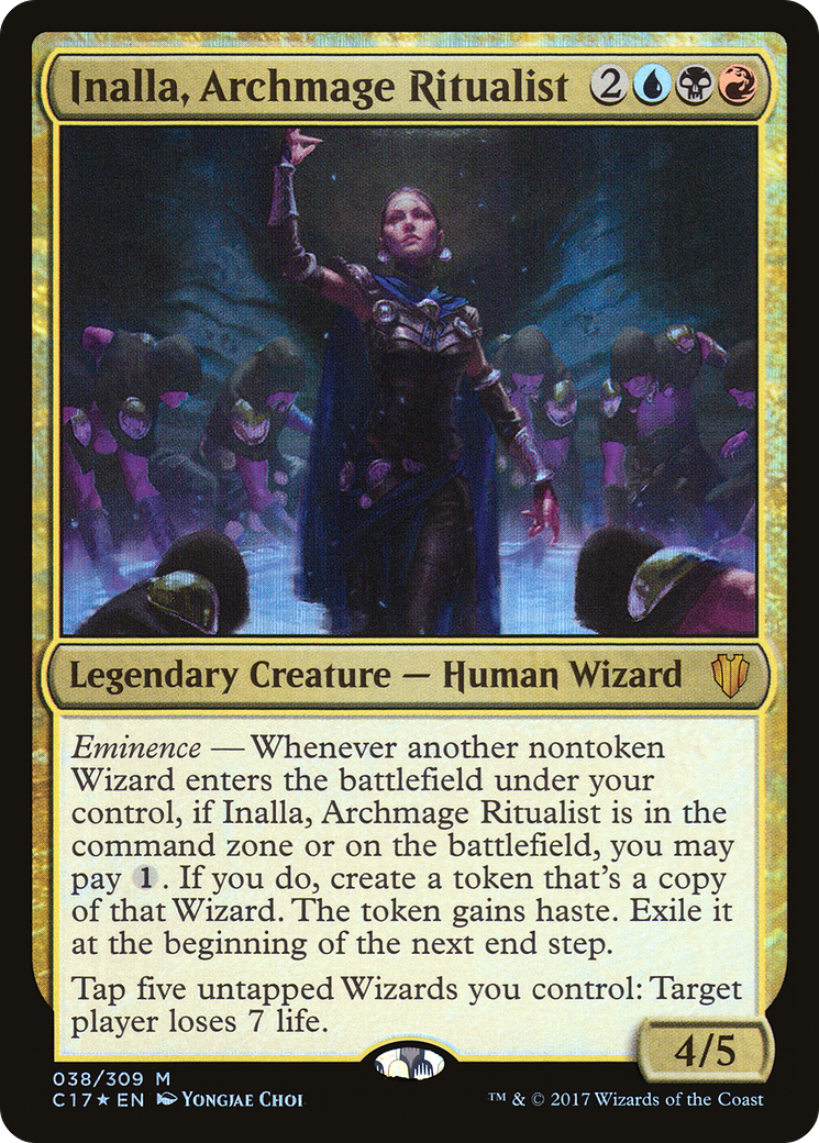 Inalla, Archmage Ritualist (038) Foil - Commander 2017