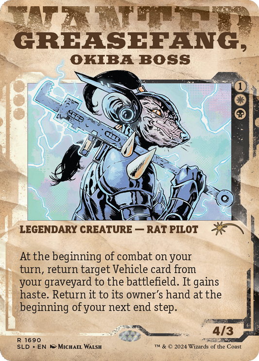 Greasefang, Okiba Boss (Showcase) (1690) - Secret Lair Drop
