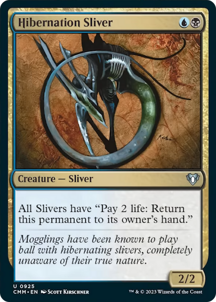 Hibernation Sliver [Commander Masters] | Silver Goblin