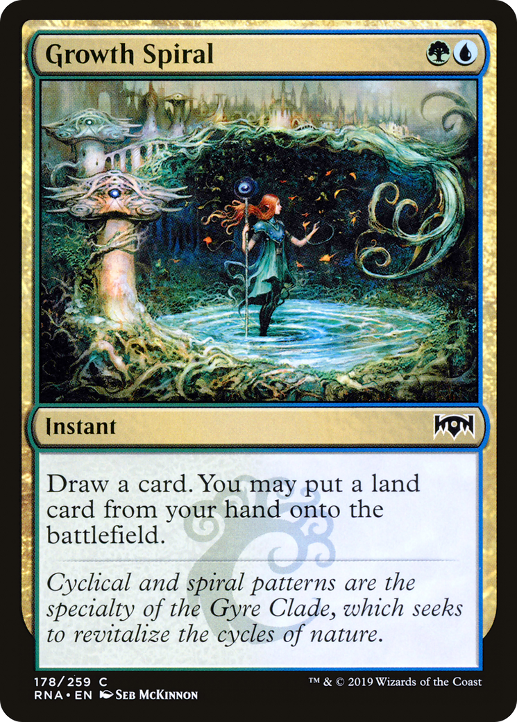 Growth Spiral (178) Foil - Ravnica Allegiance