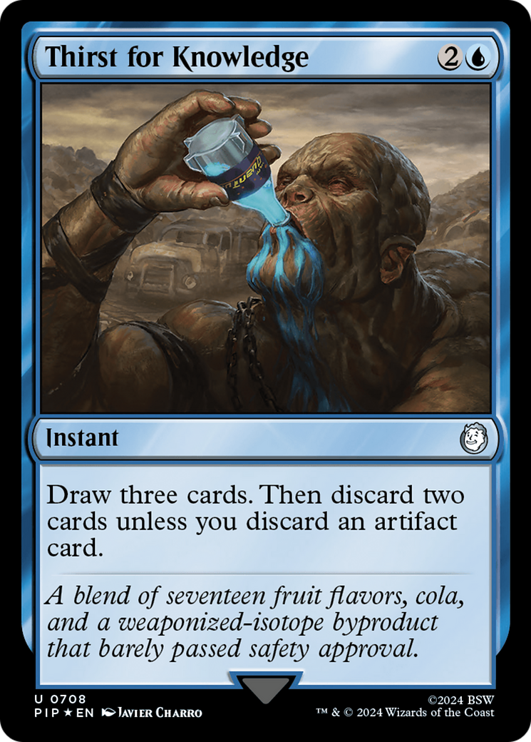 Thirst for Knowledge (Surge Foil) (708) Foil - Fallout