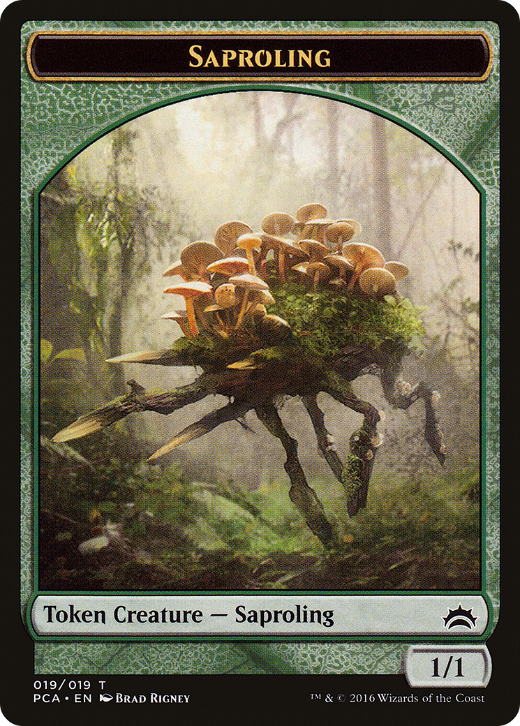 Saproling // Goblin Double-Sided Token [Planechase Anthology Tokens] | Silver Goblin