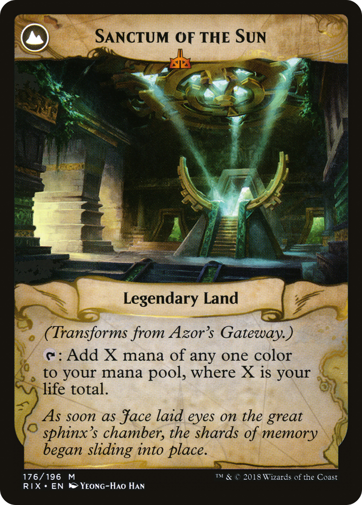 Azor's Gateway // Sanctum of the Sun (RIX-176) - The List