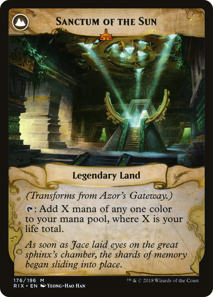 Azor's Gateway // Sanctum of the Sun (RIX-176) - The List