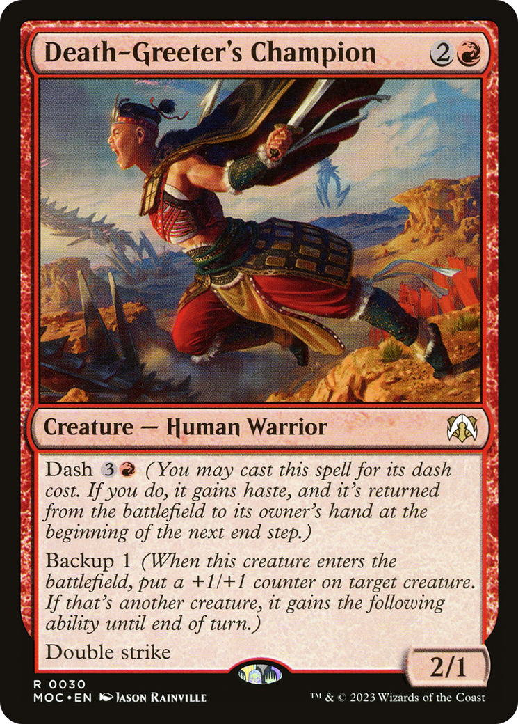 Death-Greeter's Champion (030) - March of the Machine Commander