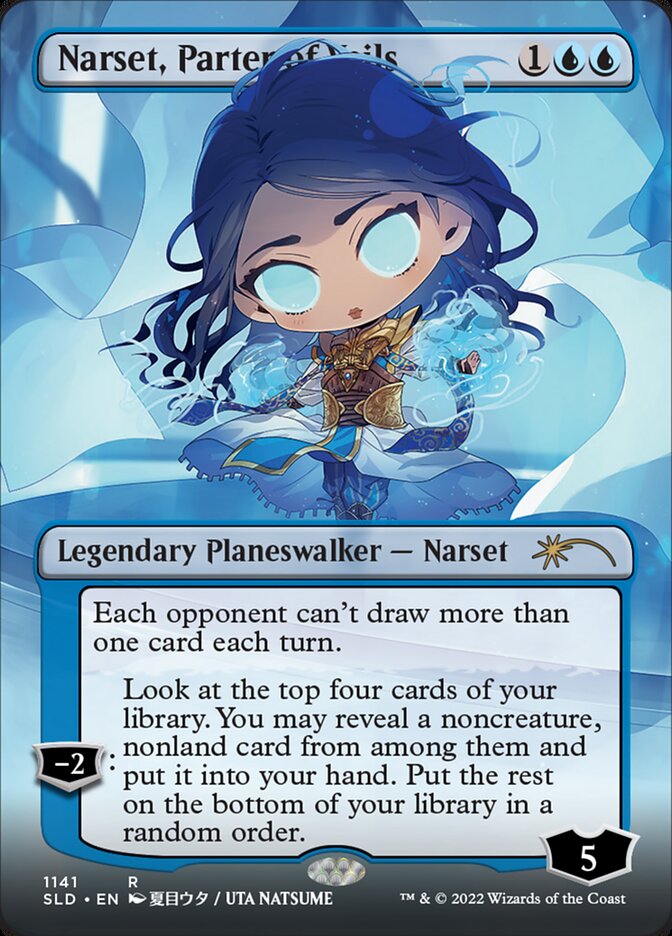 Narset, Parter of Veils (Borderless) [Secret Lair Drop Series] | Silver Goblin