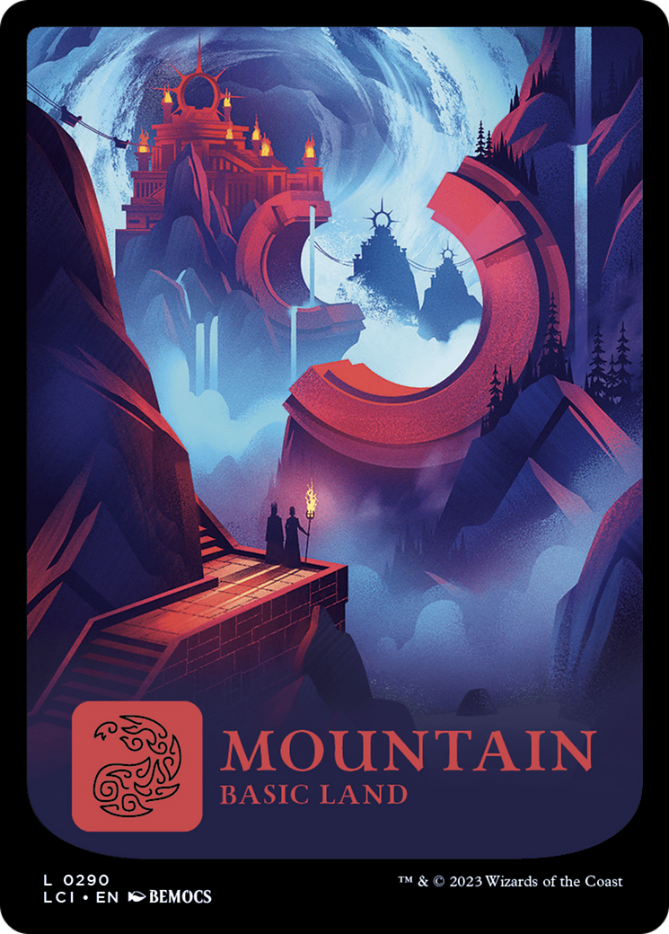 Mountain (290) Foil - The Lost Caverns of Ixalan
